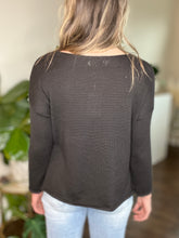 Load image into Gallery viewer, CHAMPAGNE PLEASE SWEATER // BLACK
