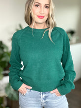 Load image into Gallery viewer, ALL SMILES SWEATER // PINE

