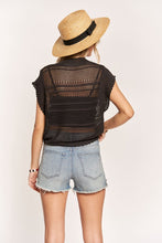Load image into Gallery viewer, FREE SPIRIT TOP // BLACK
