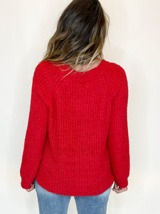 MADE OF MAGIC SWEATER // RED